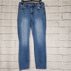 Judy Blue Womens Medium Wash Blue Boyfriend Fit Mid Rise Denim Jeans Size 9/29